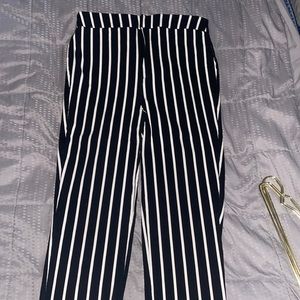 Black and white pants